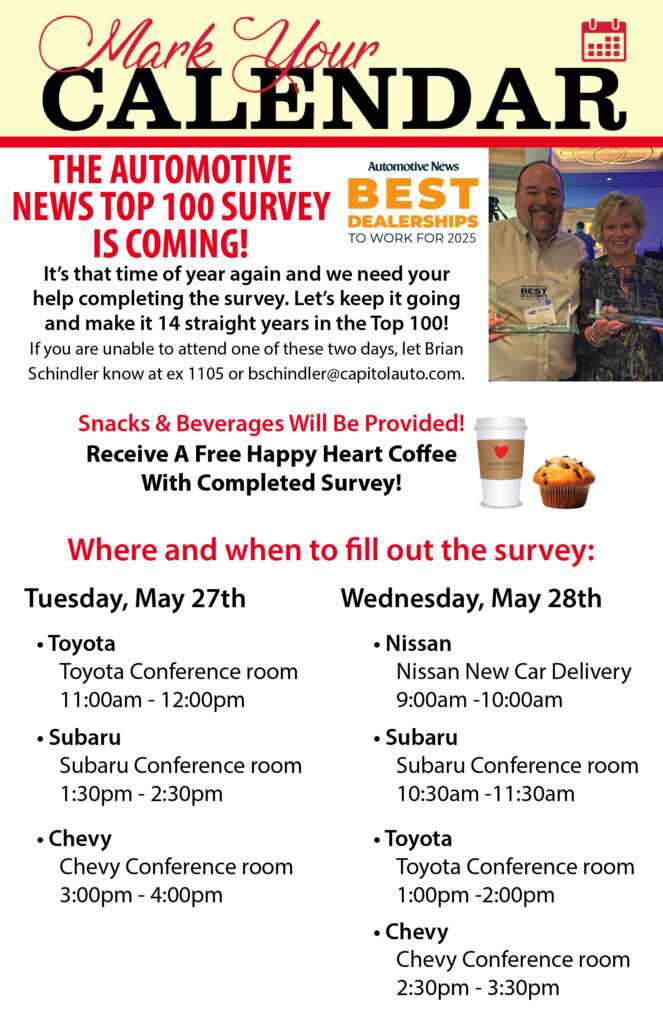 auto news survey poster