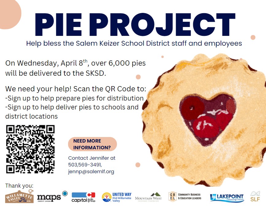 2026 4.8 Pie Project Sign Up Flyer