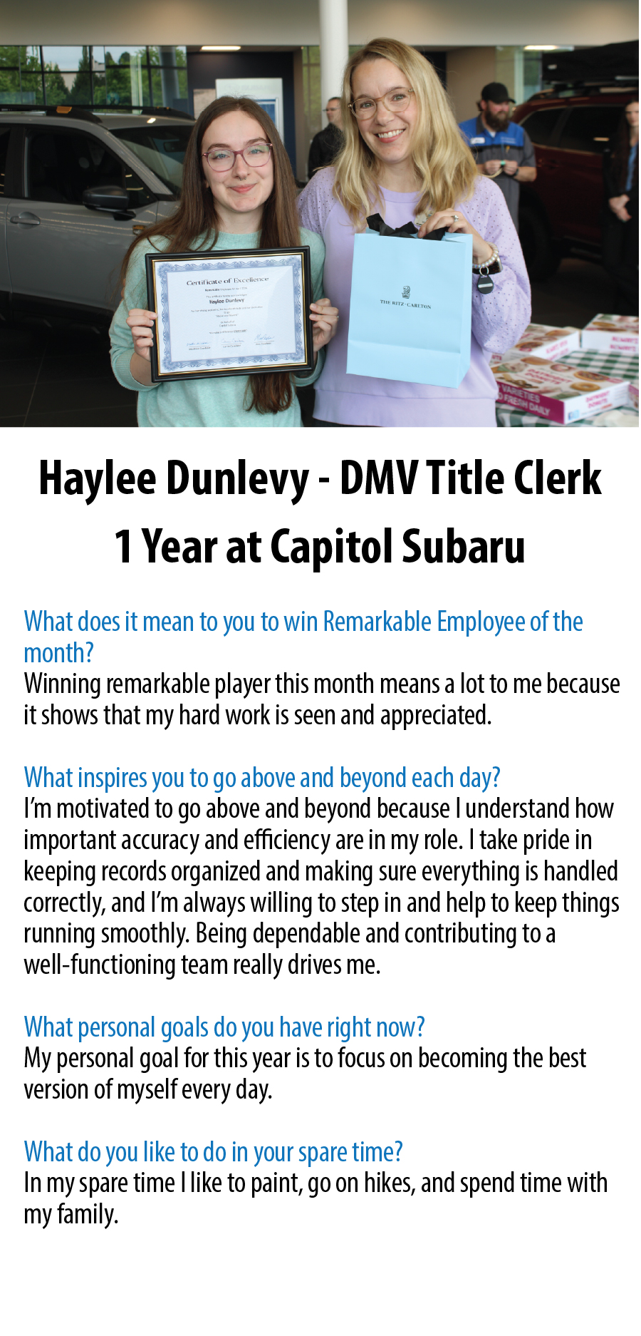 Haylee dunlevy