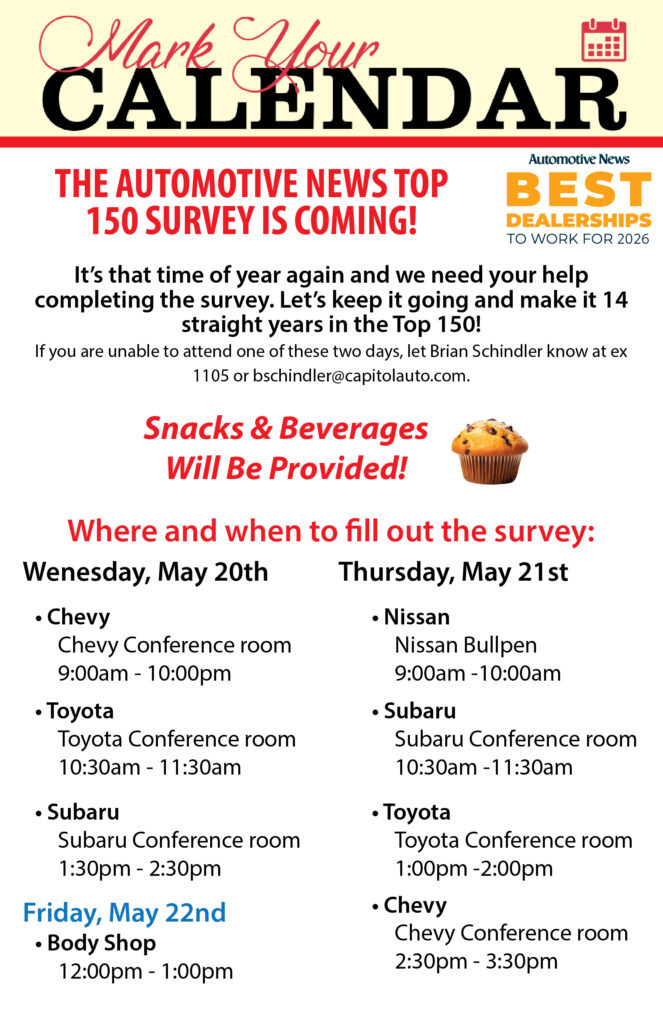 auto news survey poster